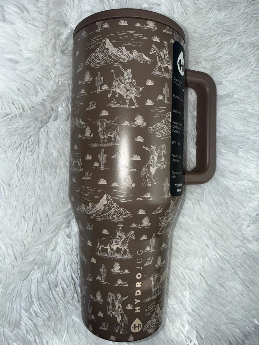 HydroJug 40 oz traveler Desert drift
